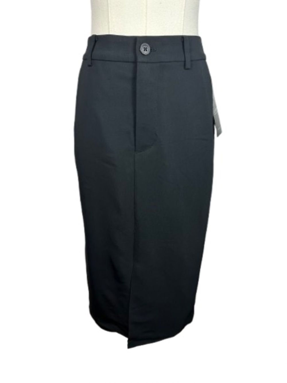 Ralph Lauren Black Pencil Skirt with Front Slit